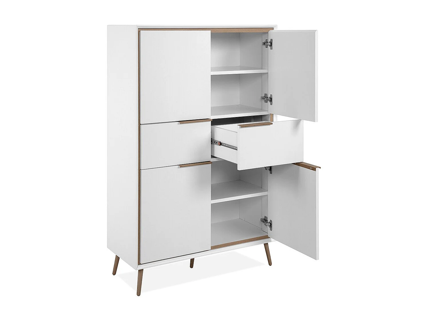 Buffet Haut 4 Portes et  2 Tiroirs H140 cm - ARONA