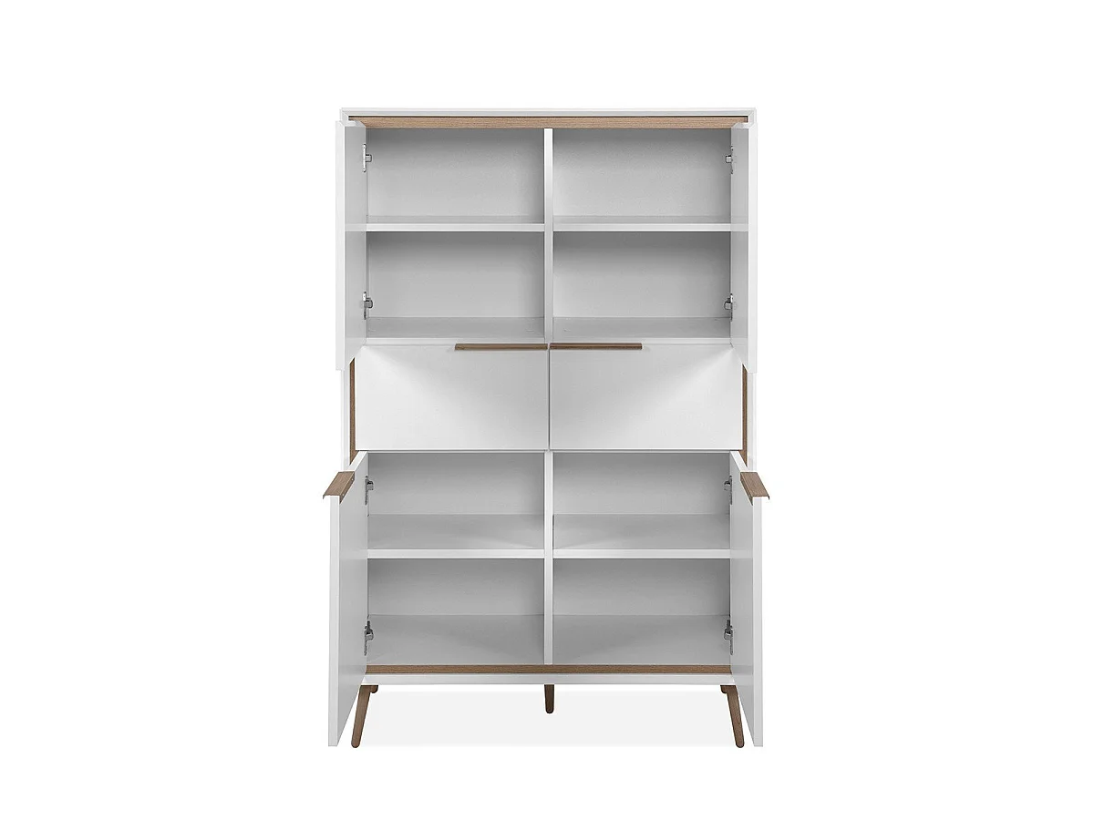 Buffet Haut 4 Portes et  2 Tiroirs H140 cm - ARONA