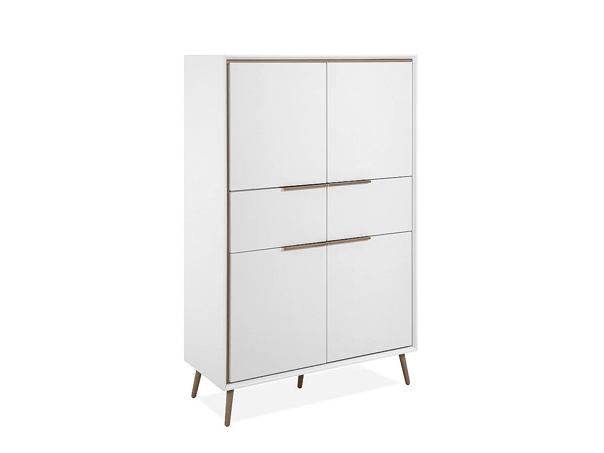Buffet Haut 4 Portes et  2 Tiroirs H140 cm - ARONA