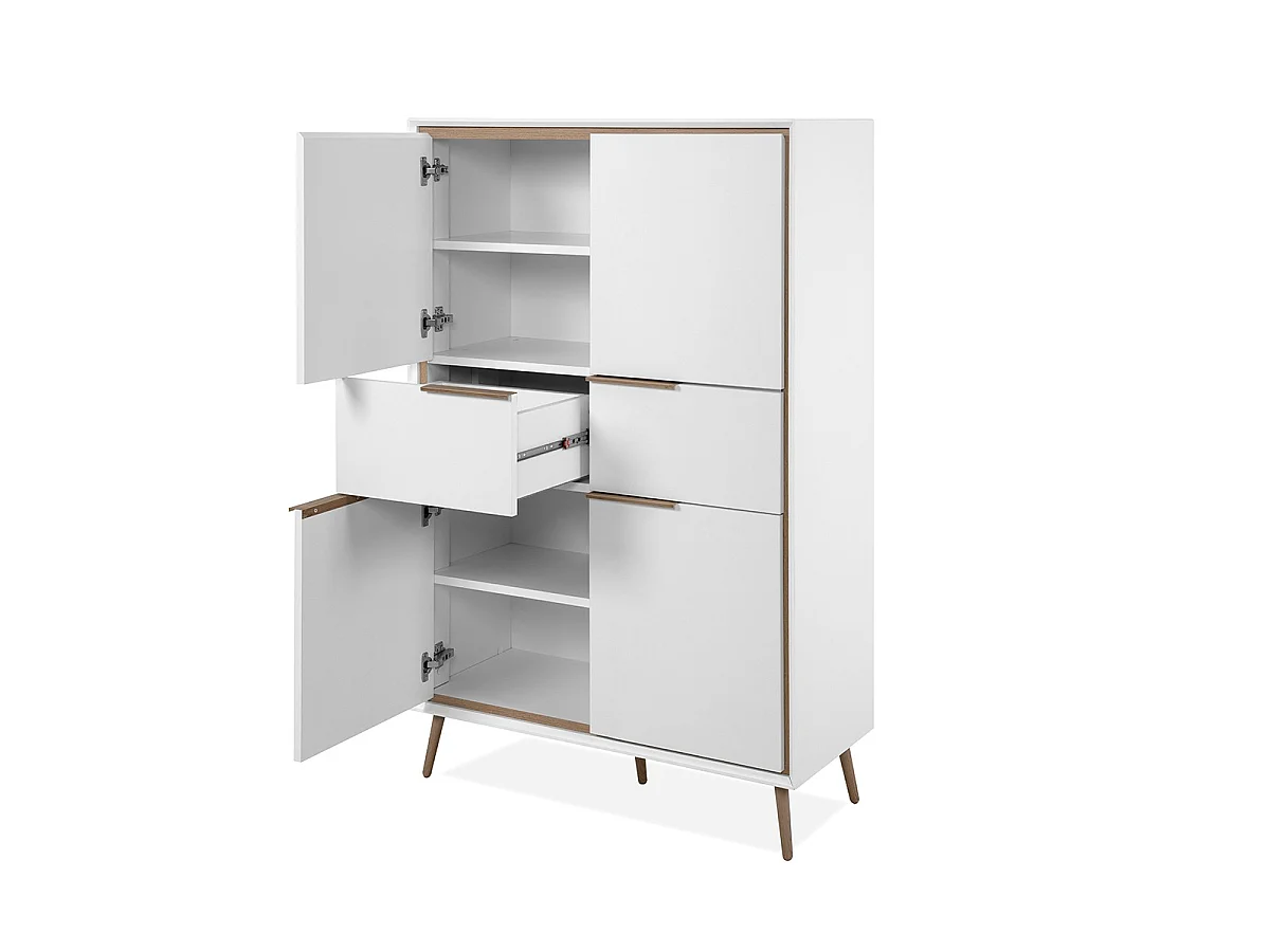 Buffet Haut 4 Portes et  2 Tiroirs H140 cm - ARONA