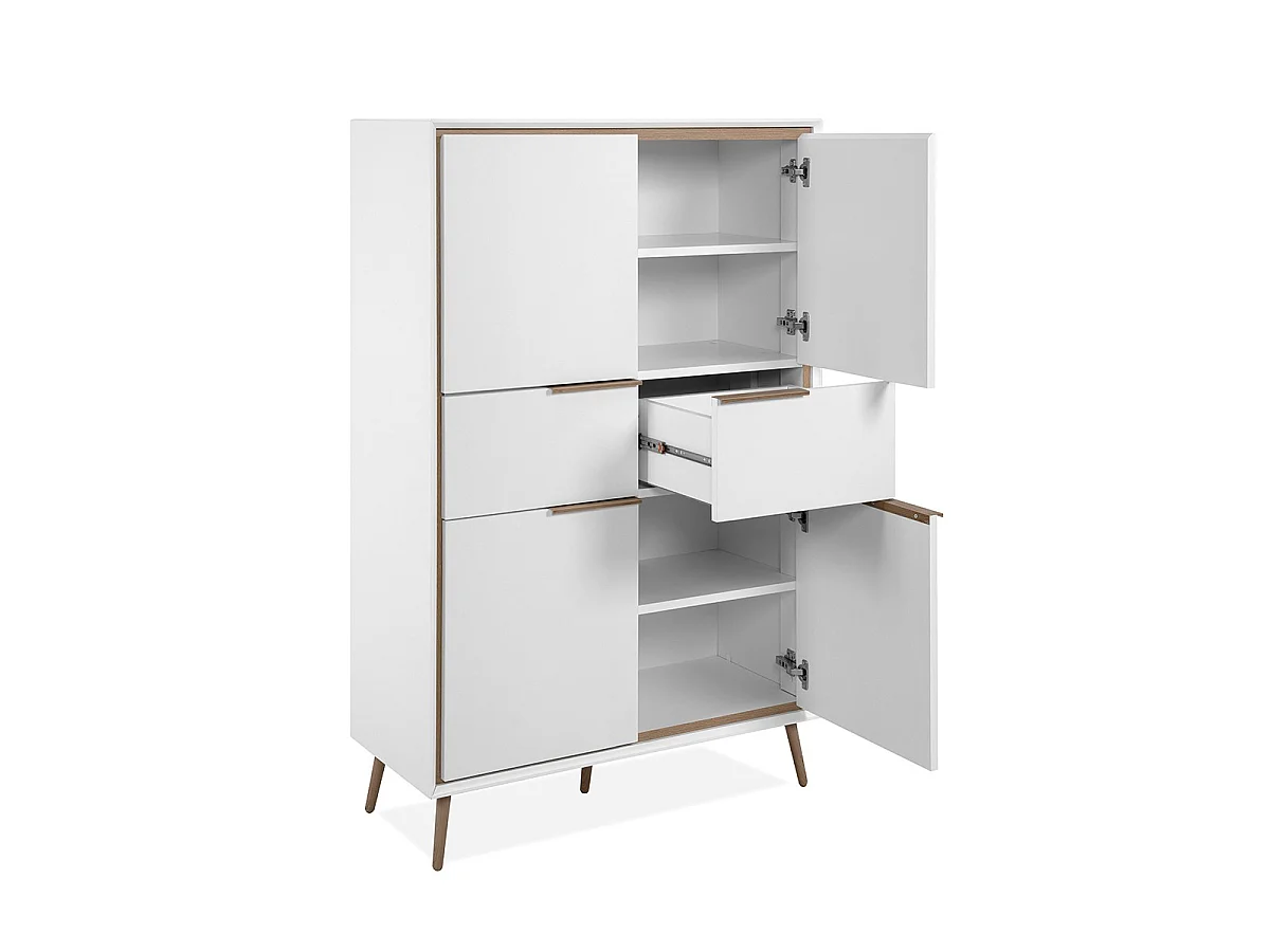 Buffet Haut 4 Portes et  2 Tiroirs H140 cm - ARONA