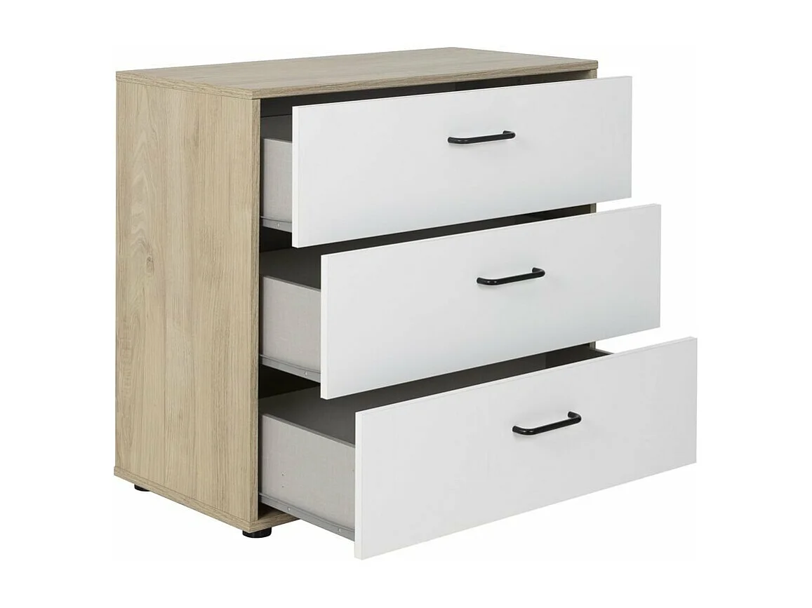 Cómoda de 3 cajones L81 cm - ERWAN