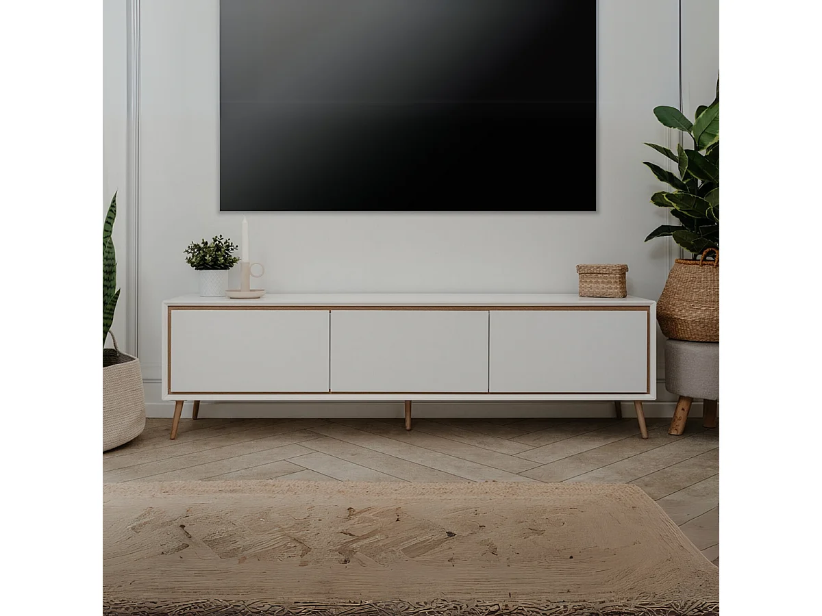 TV-Möbel 3 Klappen B175 cm - ARONA
