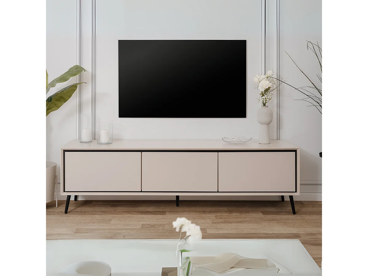 Mueble TV 3 puertas L175 cm - ARONA