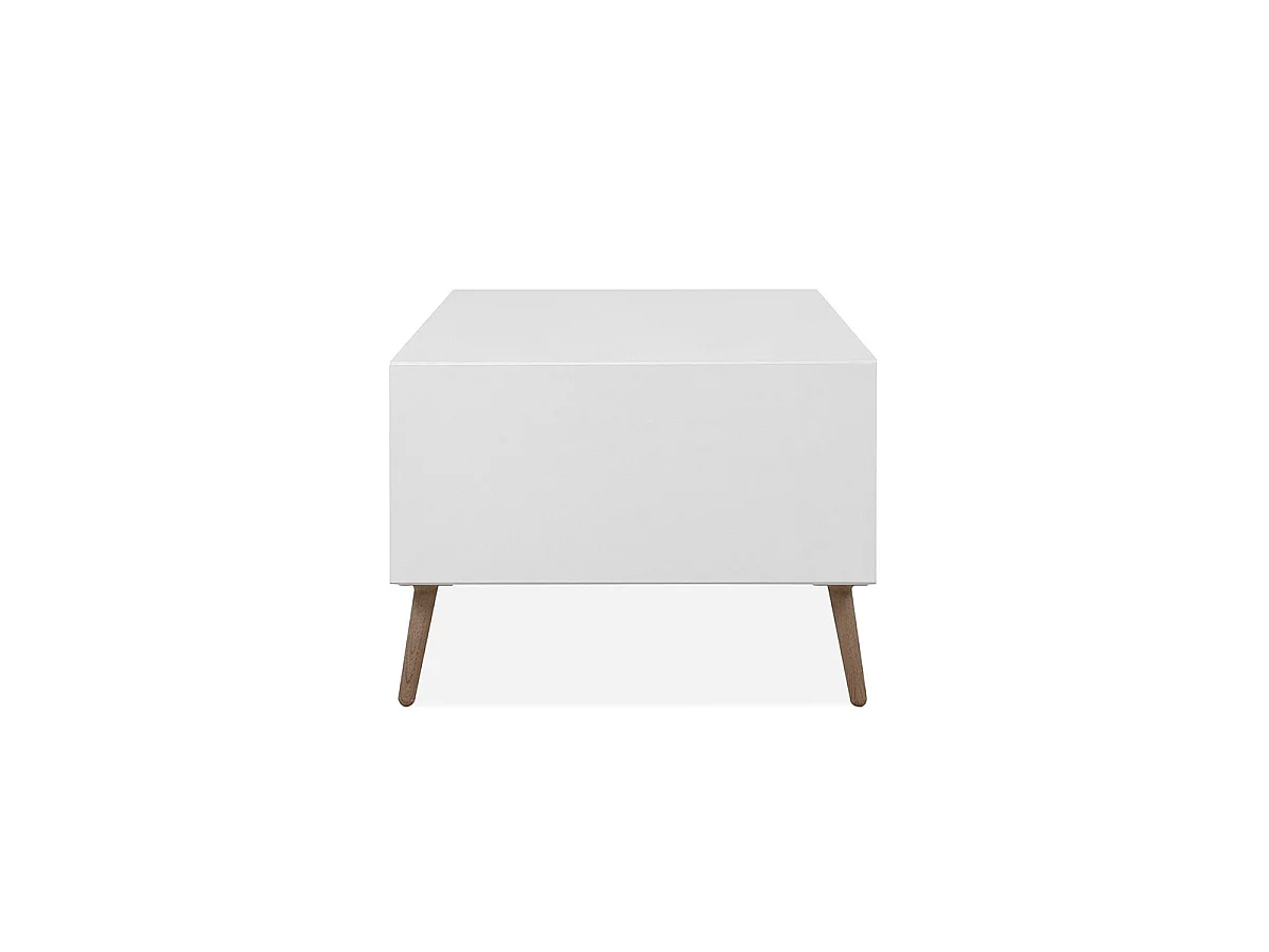 Mesa Baixa 2 Gavetas e Nichos L94 cm - ARONA