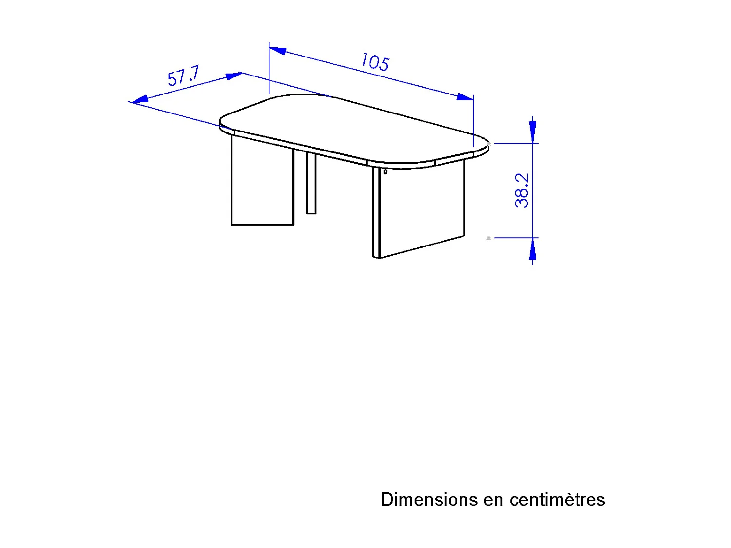 Stolik kawowy H39 cm - QUARTZ