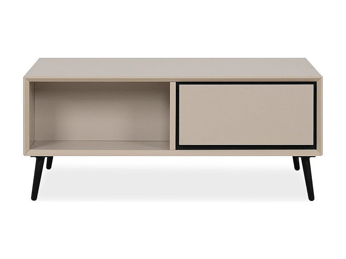 Couchtisch 2 Schubladen und Fächer B94 cm - ARONA