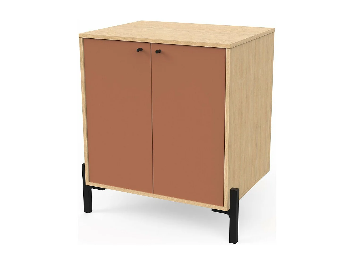 Mueble bajo lavabo 2 puertas L69,2 cm - ELISA