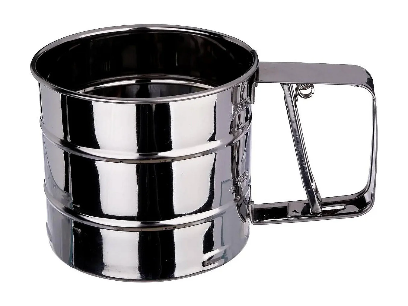 Tamis à Farine en Inox "Saupoudreur" 16cm Argent