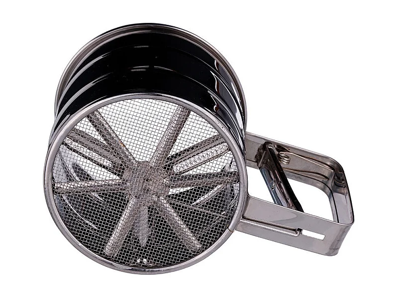 Mehlsieb aus Edelstahl "Streuer" 16cm Silber