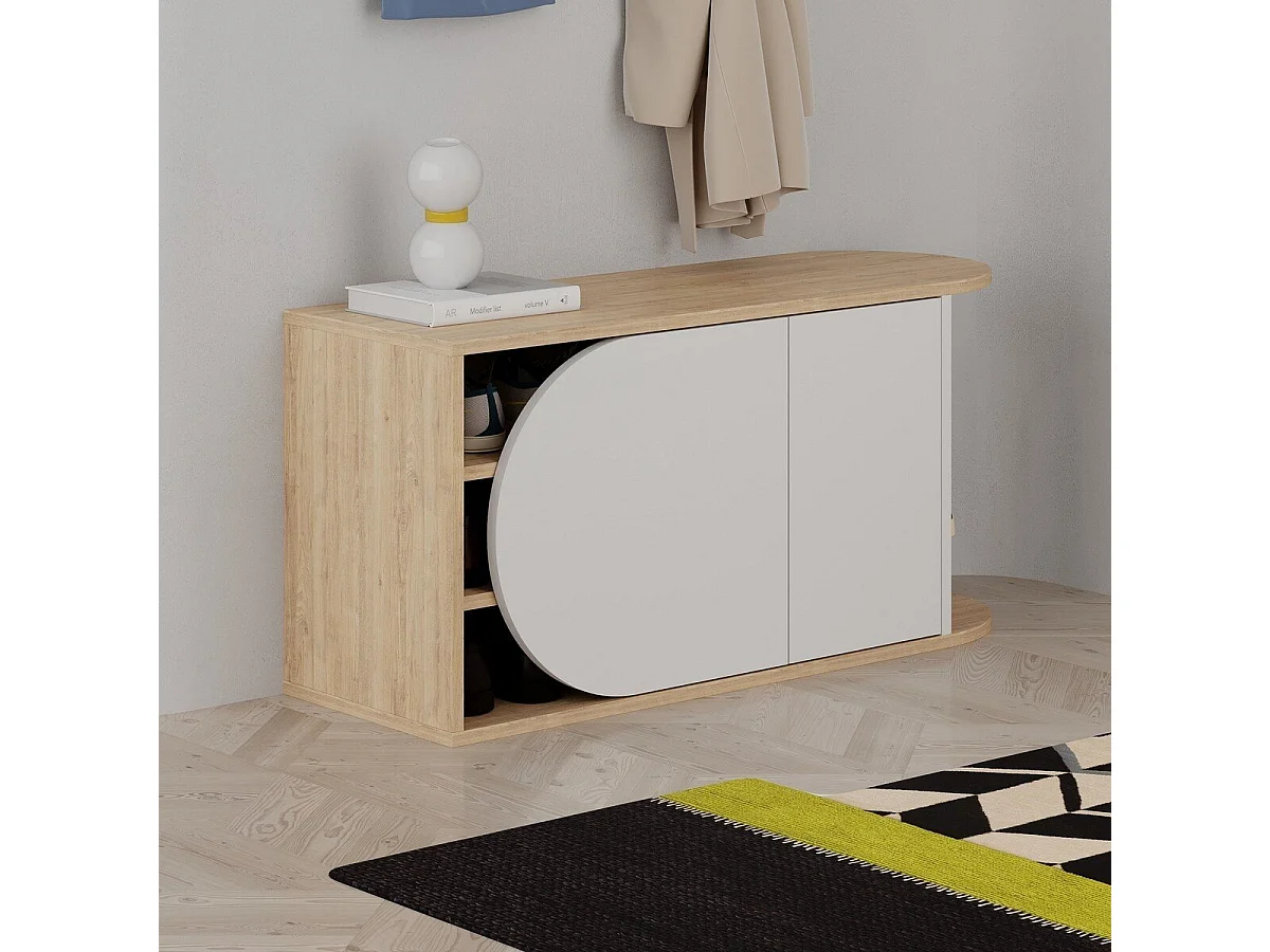 Meuble de rangement chaussures 2 portes L104 cm - NOVA