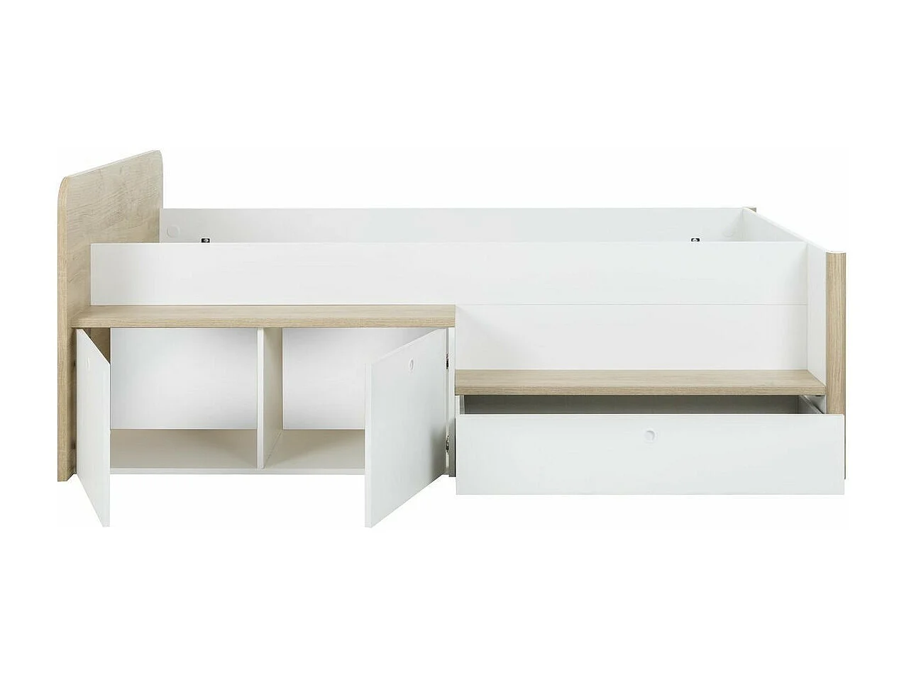 Cama baja compacta 90x200 cm - MATIS