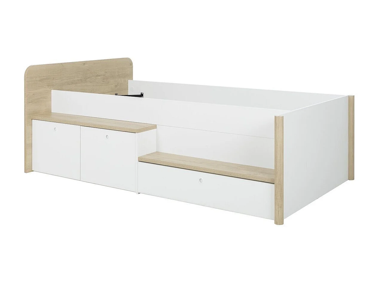 Łóżko niskie kompaktowe 90x200 cm - MATIS