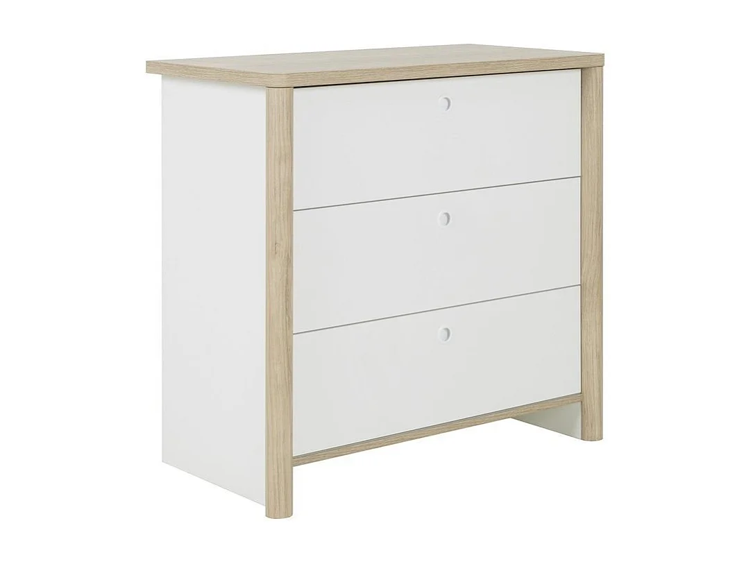 Cómoda de 3 cajones Alt. 80 cm - MATIS