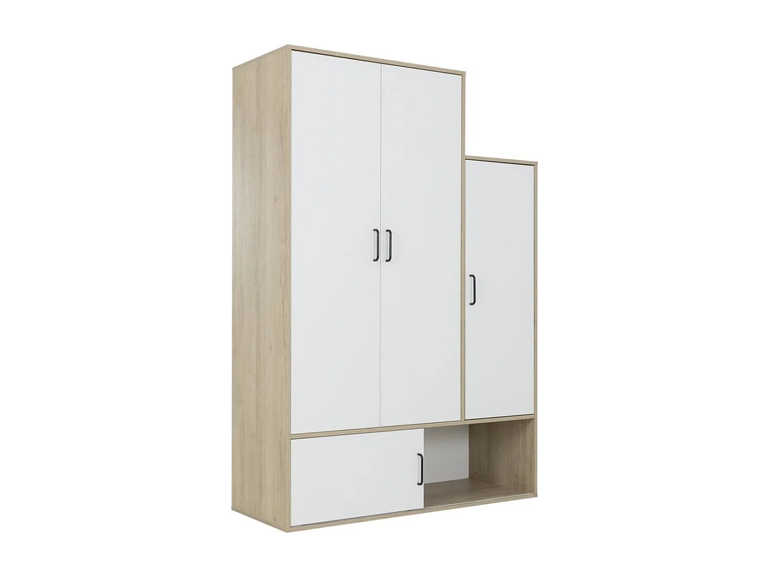 Kleiderschrank 4 Türen H195 cm - ERWAN