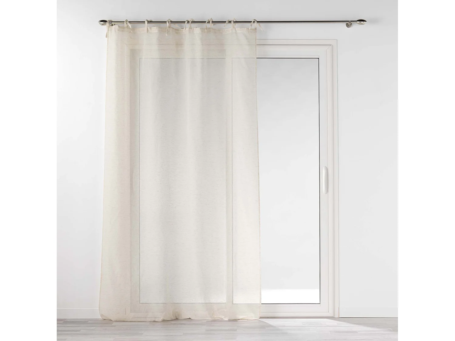 Rideau Voilage à Nouettes "Norine" 140x240cm Naturel