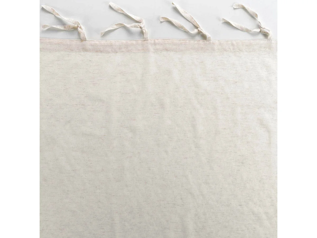 Rideau Voilage à Nouettes "Norine" 140x240cm Naturel