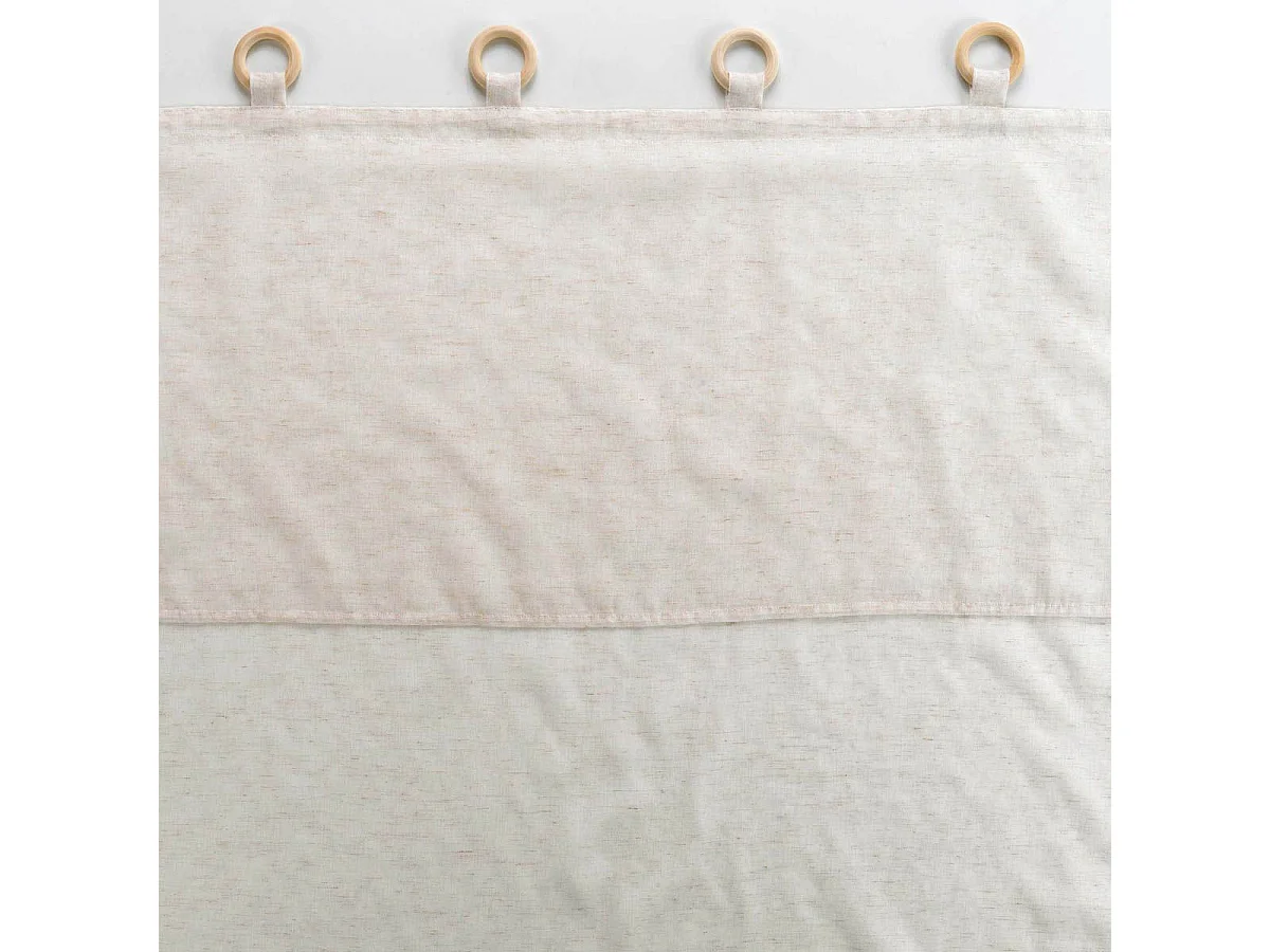 Rideau Voilage à Œillets "Norine II" 140x240cm Naturel