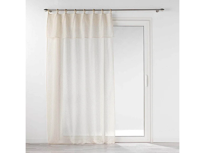 Rideau Voilage à Œillets "Norine II" 140x240cm Naturel