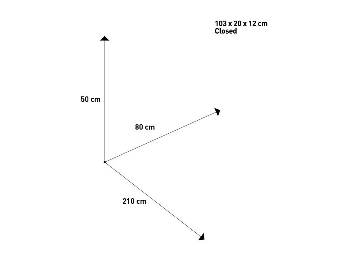Lit de camp pliable 80x210cm robuste léger JOLIE