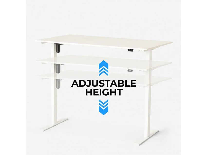 Scrivania elettrica regolabile in altezza 160x80 Giulia