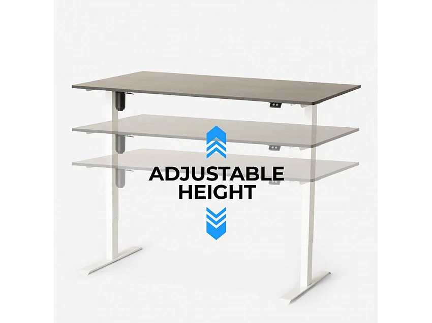Scrivania elettrica regolabile in altezza 160x80 Giulia