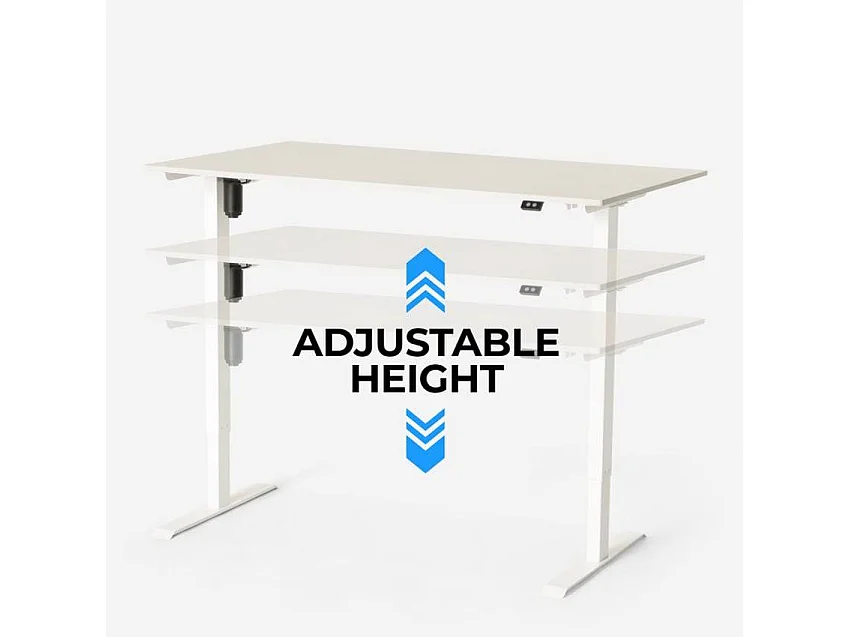 Scrivania elettrica regolabile in altezza 160x80 Giulia
