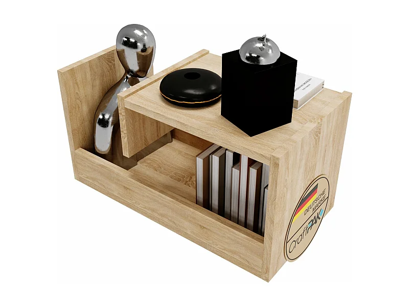 CraftPAK Wohnzimmer Tisch für Couch TRIO | 3 mögliche Aufstellmöglichkeiten