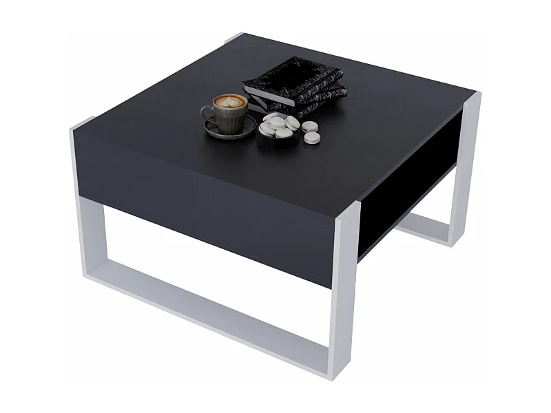 CraftPAK moderner & stabiler Couchtisch für Wohnzimmer aus Holzwerkstoff 45/71.5/68cm