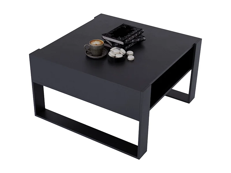 CraftPAK moderner & stabiler Couchtisch für Wohnzimmer aus Holzwerkstoff 45/71.5/68cm