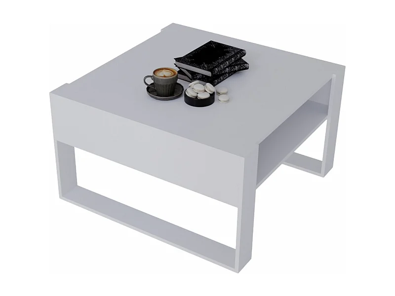 CraftPAK moderner & stabiler Couchtisch für Wohnzimmer aus Holzwerkstoff 45/71.5/68cm