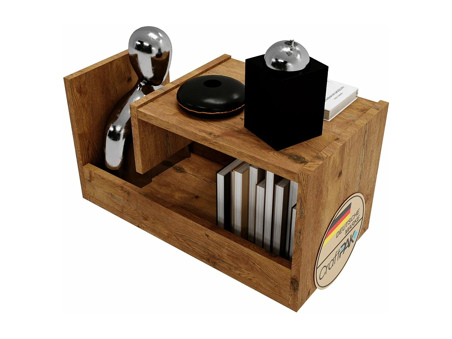 CraftPAK Wohnzimmer Tisch für Couch TRIO | 3 mögliche Aufstellmöglichkeiten