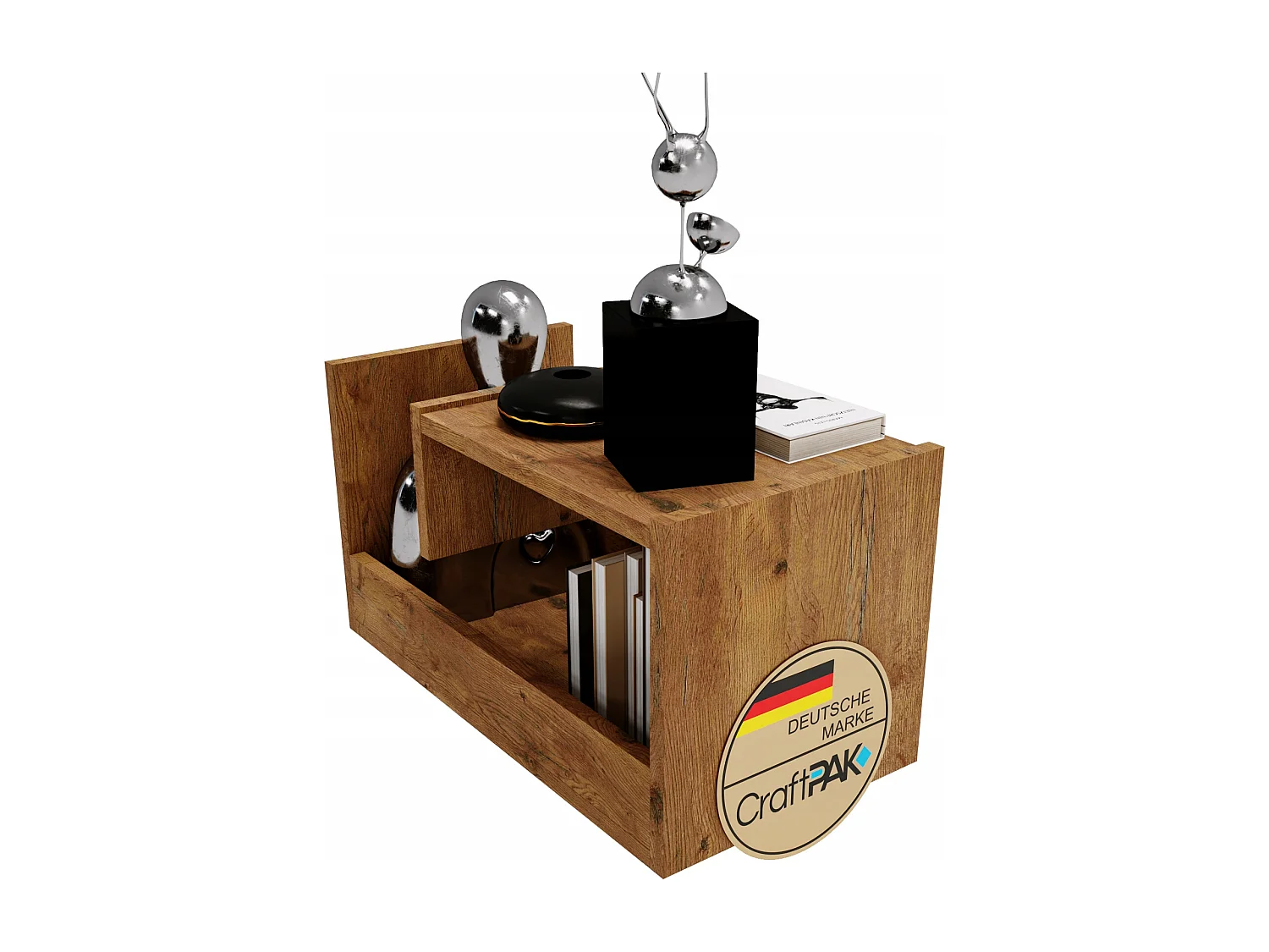 CraftPAK Wohnzimmer Tisch für Couch TRIO | 3 mögliche Aufstellmöglichkeiten