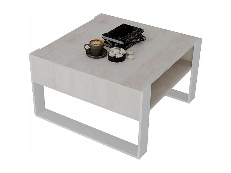 CraftPAK moderner & stabiler Couchtisch für Wohnzimmer aus Holzwerkstoff 45/71.5/68cm