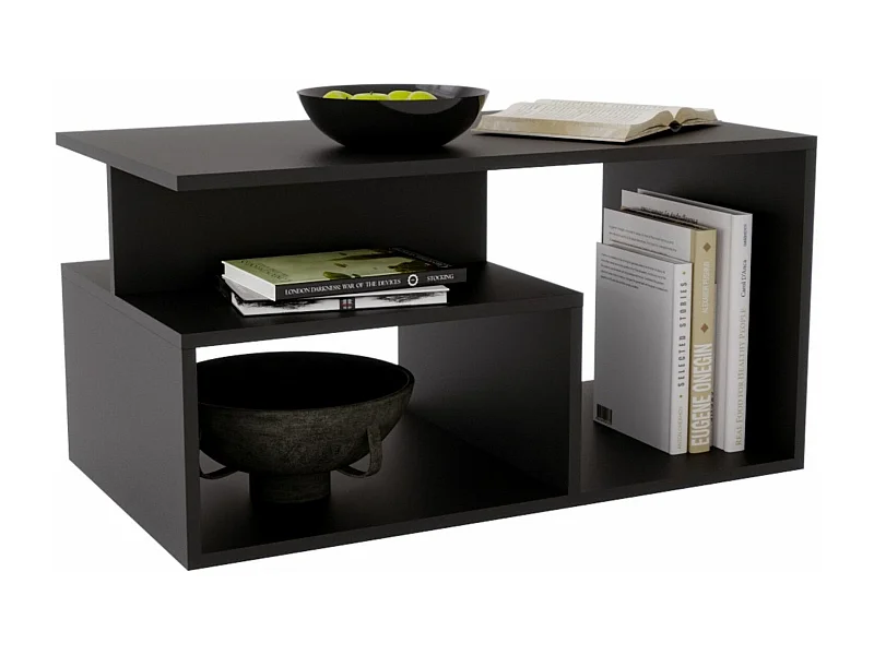 CraftPAK moderner & stabiler Couchtisch für Wohnzimmer aus Holzwerkstoff 44x50x90cm