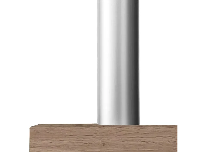 Escritorio de estudio moderno 160/180cm en madera Vilnis WD