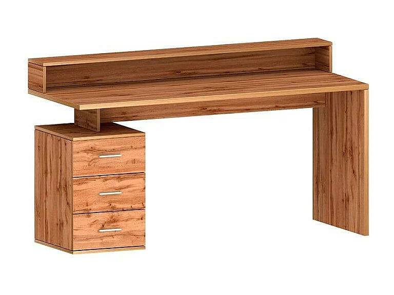New Selina Basic escritorio de oficina moderno 3 cajones 160x60x75cm New Selina Basic - Roble