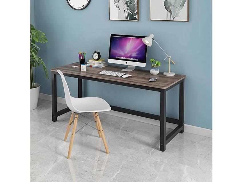 Scrivania moderna nera 120x60cm design minimalista Ilaria