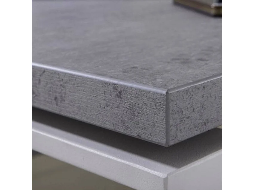 Escritorio de oficina 170x80cm smartworking gris blanco Metaldesk