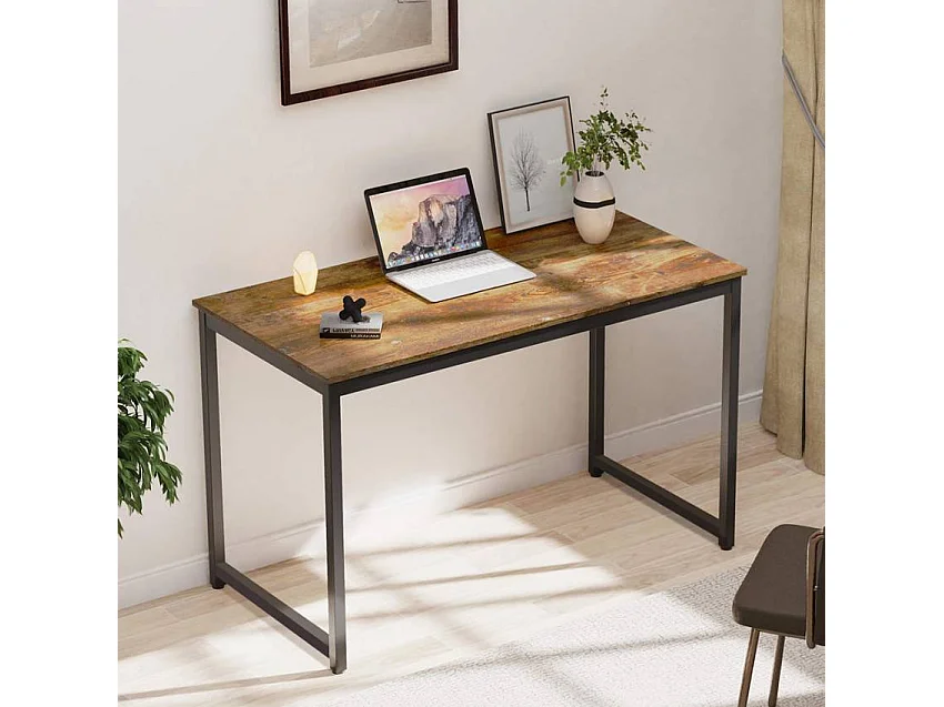 Escritorio de oficina moderno industrial de metal 140x60 design Milwaukee