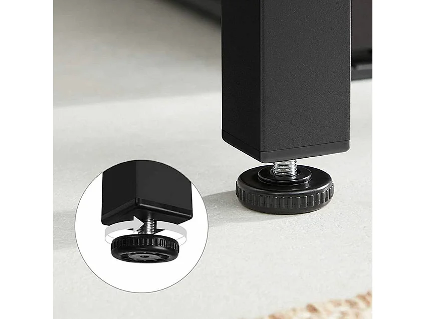 Escritorio de oficina moderno industrial de metal 140x60 design Milwaukee