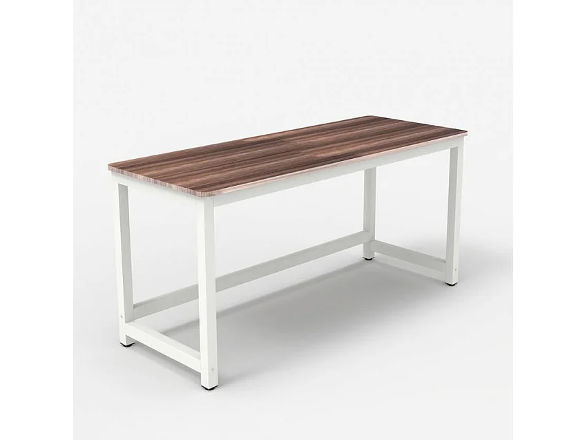 Scrivania design moderno 120x55 cm con compartimento Brigida