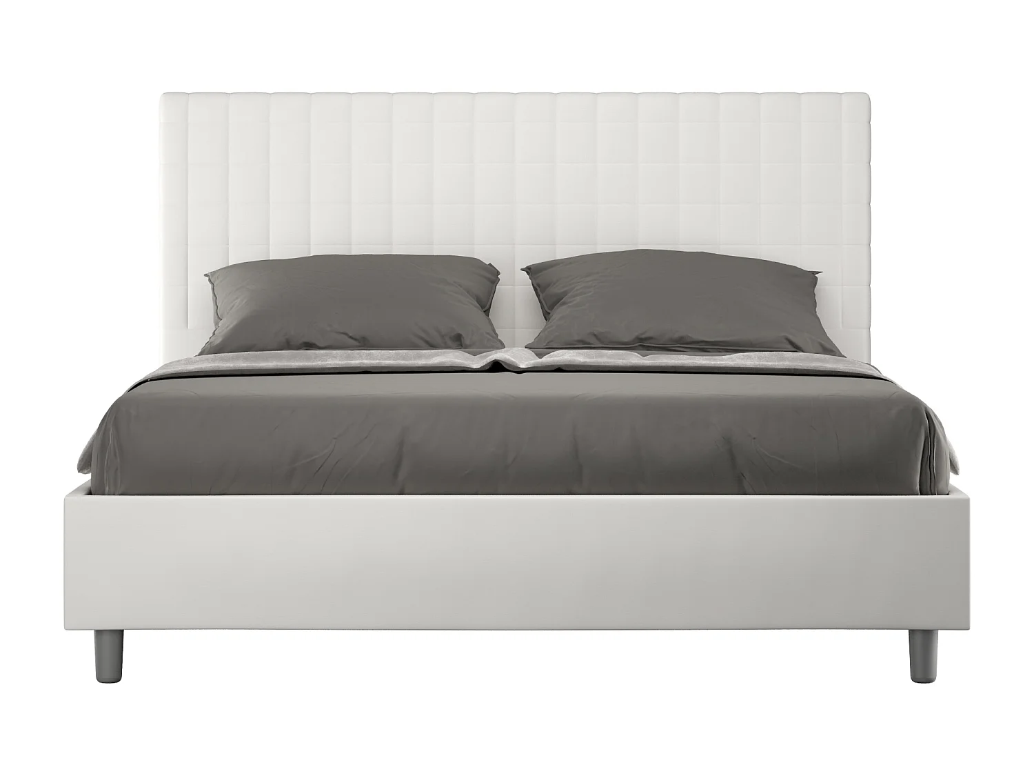 Letto Sunny 170x200 rete e contenitore bianco