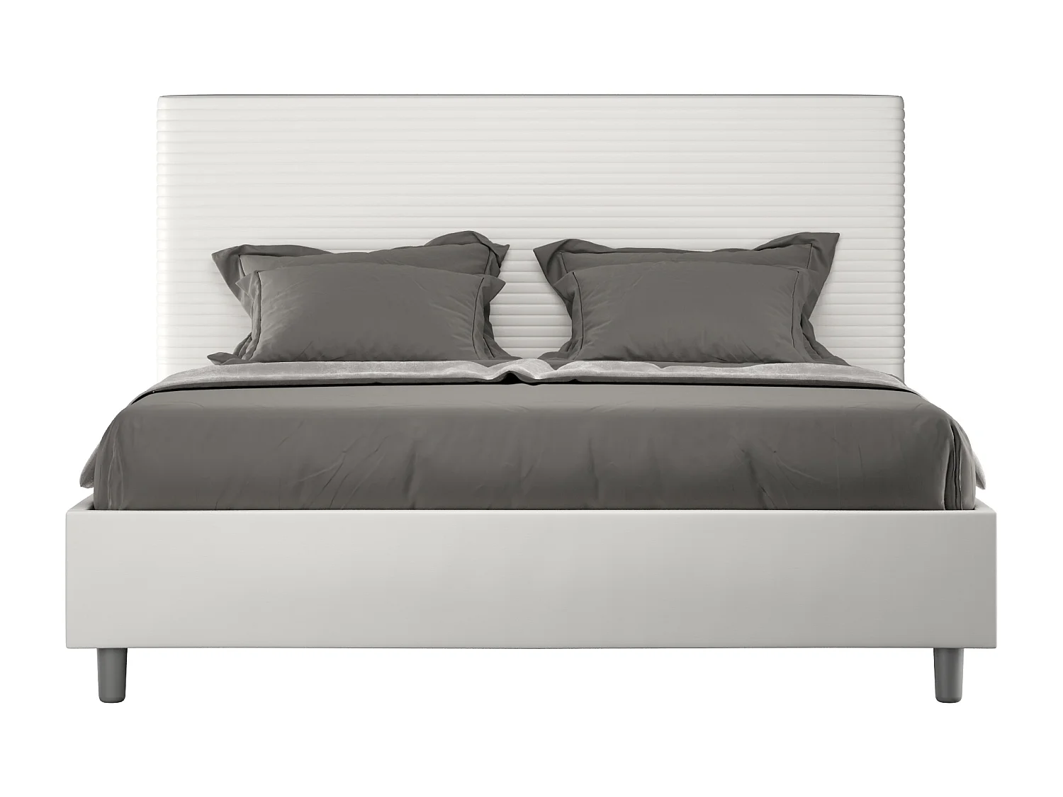 Letto Focus 170x200 rete e contenitore bianco