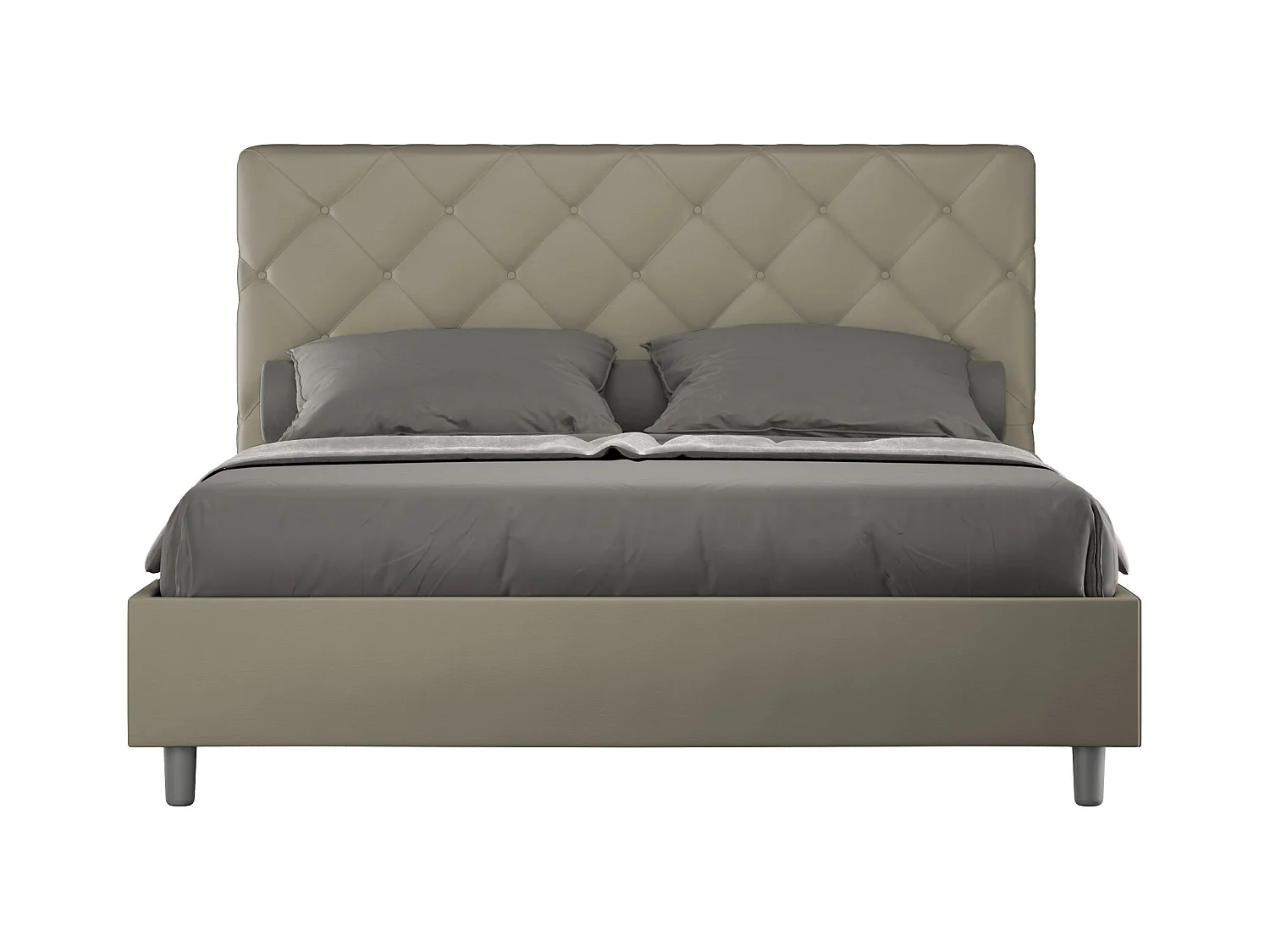 Letto Priya 170x200 rete e contenitore cappuccino