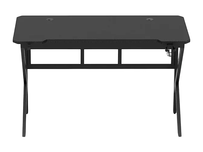 Ergonomischer Gaming-Schreibtisch Carbon 120x60cm Headset Sportbot 120 - Schwarz