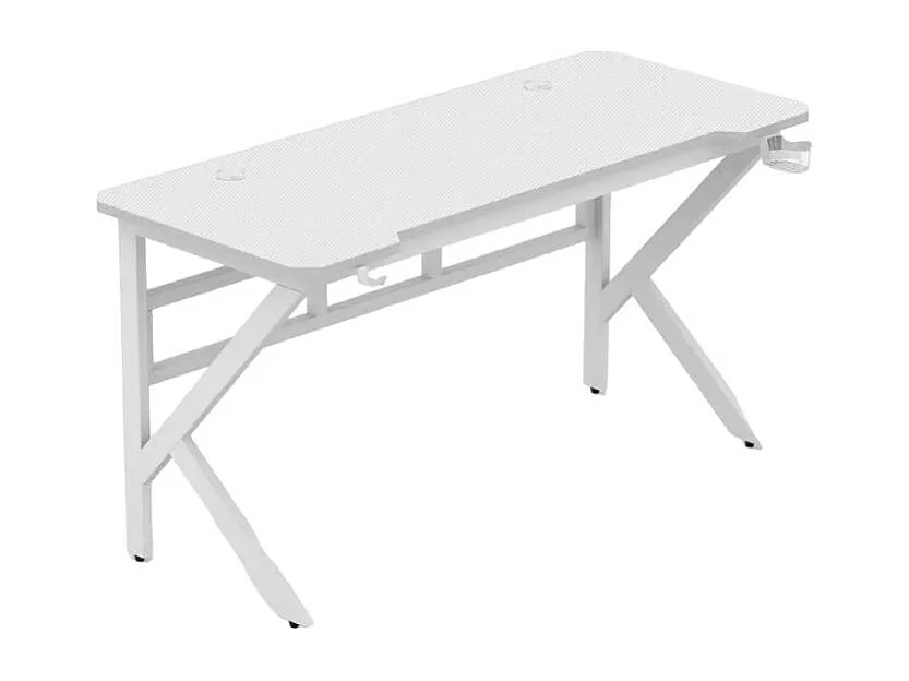 Scrivania ergonomica gamer 120x60 cm portabicchieri caschi Aurora