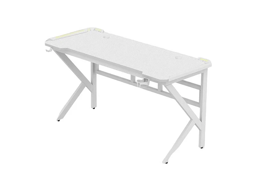 Scrivania da gaming LED portabicchiere design 120x60 Salvatore