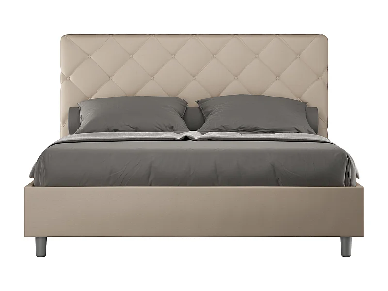 Letto Priya 170x200 senza rete tortora