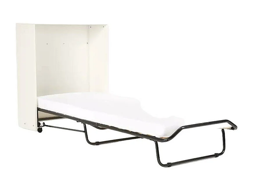 Cama plegable con colchón y lamas 80x190 Atena